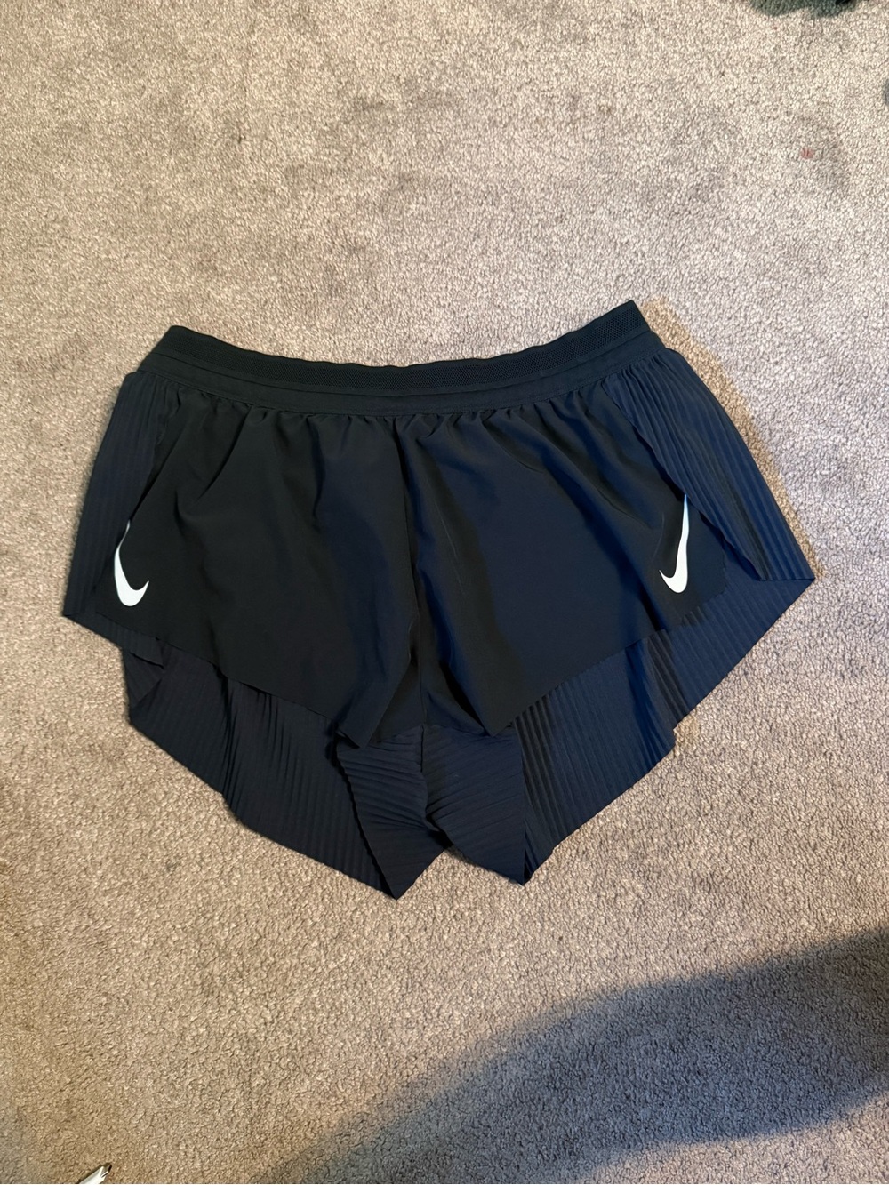 Nike Women’s Black AeroSwift shorts